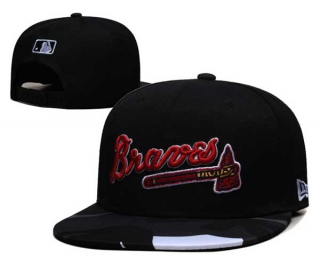 MLB Atlanta Braves New Era Black Metallic Camo 9FIFTY Adjustable Snapback Hat 6035