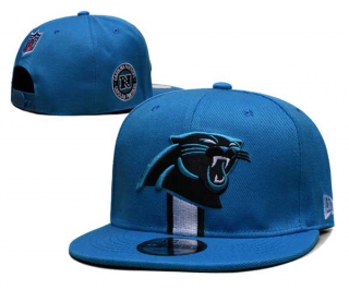 NFL Carolina Panthers New Era Blue 2024 Sideline Side Patch 9FIFTY Adjustable Snapback Hat 6025