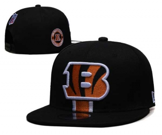 NFL Cincinnati Bengals New Era Black 2024 Sideline Side Patch 9FIFTY Adjustable Snapback Hat 6014