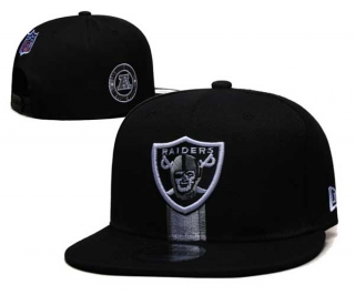 NFL Las Vegas Raiders New Era Black 2024 Sideline Side Patch 9FIFTY Adjustable Snapback Hat 6085