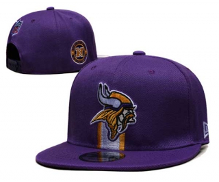 NFL Minnesota Vikings New Era Purple 2024 Sideline Side Patch 9FIFTY Adjustable Snapback Hat 6021