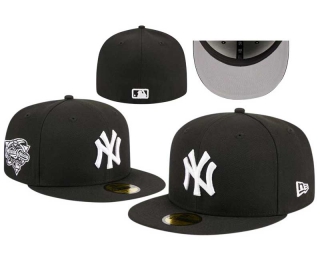 MLB New York Yankees New Era Black 2000 World Series Side Patch 59FIFTY Fitted Hat 8003