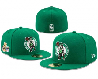 NBA Boston Celtics New Era Kelly Green 2024 NBA Finals Champions Side Patch 59FIFTY Fitted Hat 8002