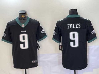 Men's NFL Philadelphia Eagles #9 Nick Foles Black Limited Nike Football Jersey