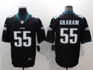 Men's NFL Philadelphia Eagles #55 Brandon Graham Black Limited Nike Football Jersey