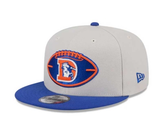 NFL Denver Broncos New Era Cream Royal 2024 Historic Sideline Side Patch 9FIFTY Snapback Hat 6021