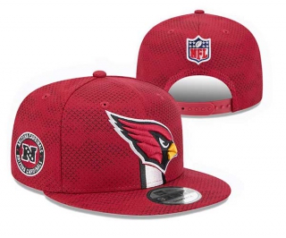 NFL Arizona Cardinals New Era Cardinal 2024 Sideline Side Patch 9FIFTY Snapback Hat 3028