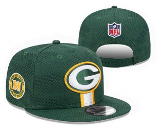 NFL Green Bay Packers New Era Green 2024 Sideline Side Patch 9FIFTY Snapback Hat 3052