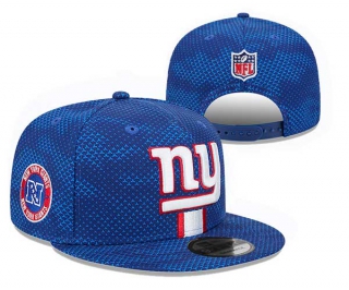 NFL New York Giants New Era Royal 2024 Sideline Side Patch 9FIFTY Snapback Hat 3034