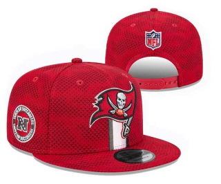 NFL Tampa Bay Buccaneers New Era Red 2024 Sideline Side Patch 9FIFTY Snapback Hat 3039