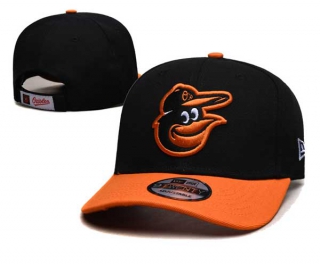 MLB Baltimore Orioles New Era Black Orange Two Tone Curved Brim 9TWENTY Adjustable Hat 2023