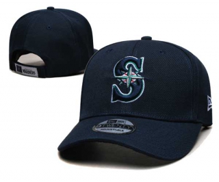 MLB Seattle Mariners New Era Navy Curved Brim 9TWENTY Adjustable Hat 2026