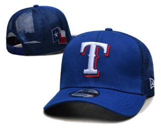 MLB Texas Rangers New Era Royal Curved Brim Side Ptach Trucker 9FIFTY Adjustable Hat 2013