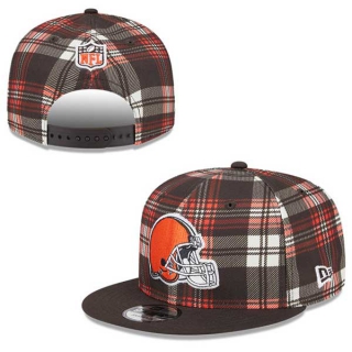 NFL Cleveland Browns New Era Brown 2024 Sideline Statement 9FIFTY Snapback Hat 2030