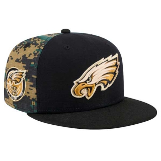 NFL Philadelphia Eagles New Era Black Digi Camo 75th Anniversary 9FIFTY Snapback Hat 2012