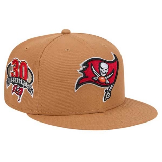 NFL Tampa Bay Buccaneers New Era Tan Color Pack 30th Anniversary Side Patch 9FIFTY Snapback Hat 2035