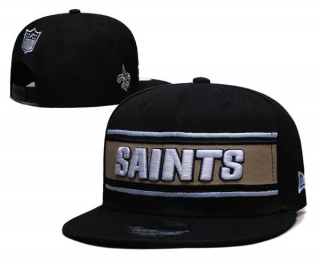 NFL New Orleans Saints New Era Black 2024 Sideline Side Patch 9FIFTY Snapback Hat 6046