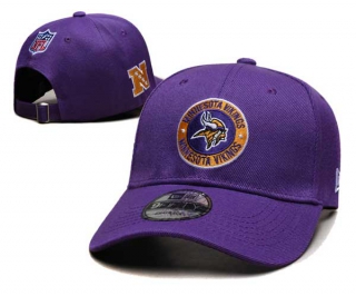 NFL Minnesota Vikings New Era Purple 2024 Sideline Side Patch 9FIFTY Adjustable Hat 6022