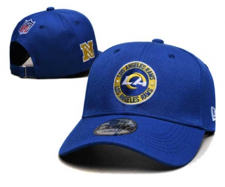 NFL Los Angeles Rams New Era Royal 2024 Sideline Side Patch 9FIFTY Adjustable Hat 6024