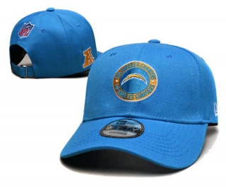 NFL Los Angeles Chargers New Era Blue 2024 Sideline Side Patch 9FIFTY Adjustable Hat 6016