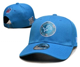 NFL Detroit Lions New Era Blue 2024 Sideline Side Patch 9FIFTY Adjustable Hat 6024