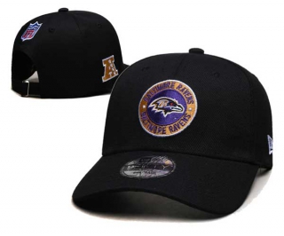 NFL Baltimore Ravens New Era Black 2024 Sideline Side Patch 9FIFTY Adjustable Hat 6031