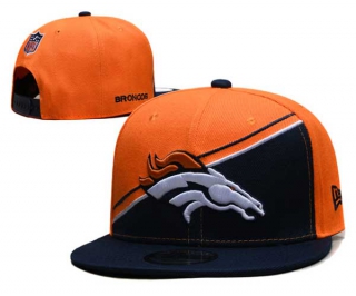 NFL Denver Broncos New Era Orange Navy 2023 Sideline Side Patch 9FIFTY Snapback Hat 6024