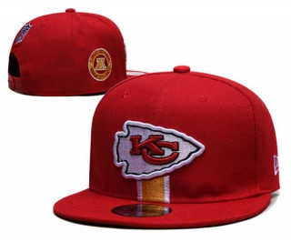 NFL Kansas City Chiefs New Era Red 2024 Sideline Side Patch 9FIFTY Snapback Hat 6082