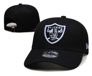 NFL Las Vegas Raiders New Era Black Curved Brim 9FIFTY Snapback Adjustable Hat 6089