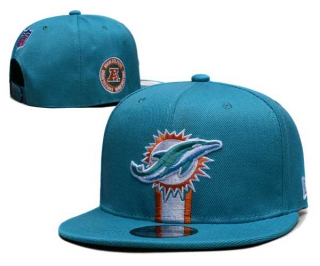 NFL Miami Dolphins New Era Aqua 2024 Sideline Side Patch 9FIFTY Snapback Hat 6053