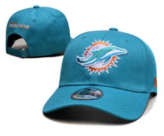 NFL Miami Dolphins New Era Aqua Curved Brim 9FIFTY Snapback Adjustable Hat 6054