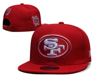 NFL San Francisco 49ers New Era Red Super Bowl XXIV Side Patch 9FIFTY Snapback Hat 6079