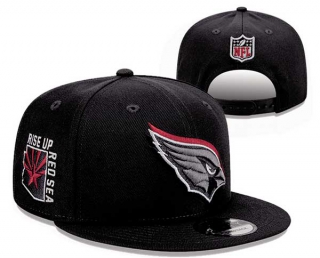 NFL Arizona Cardinals New Era Graphite 2024 Draft RISE UP RED SEA Side Patch 9FIFTY Snapback Hat 2028