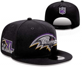 NFL Baltimore Ravens New Era Graphite 2024 Draft PLAY LIKE A RAVEN Side Patch 9FIFTY Snapback Hat 2009