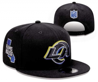 NFL Los Angeles Rams New Era Graphite 2024 Draft RAMS HOUSE Side Patch 9FIFTY Snapback Hat 2013