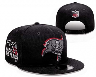 NFL Tampa Bay Buccaneers New Era Graphite 2024 Draft RAISE THE FLAGS Side Patch 9FIFTY Snapback Hat 2036