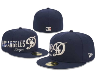 Wholesale MLB Los Angeles Dodgers New Era 2024 City Connect Icon 59FIFTY Fitted Hat Navy 8003