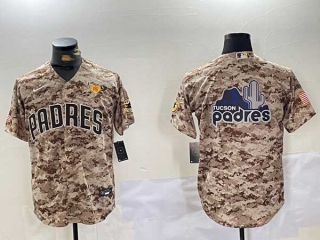 Men's MLB San Diego Padres Blank Camo PS Patch Stitched Cool Base Nike Baseball Jersey (3)