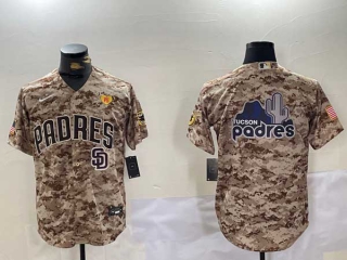 Men's MLB San Diego Padres Blank Camo PS Patch Stitched Cool Base Nike Baseball Jersey (4)