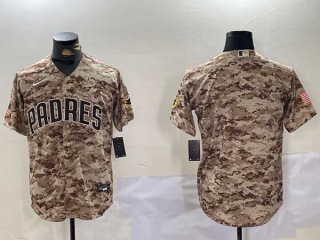 Men's MLB San Diego Padres Blank Camo Stitched Cool Base Nike Baseball Jersey (1)