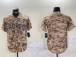 Men's MLB San Diego Padres Blank Camo Stitched Cool Base Nike Baseball Jersey (2)