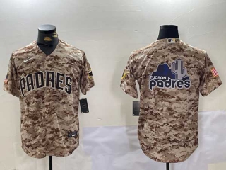 Men's MLB San Diego Padres Blank Camo Stitched Cool Base Nike Baseball Jersey (3)