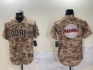 Men's MLB San Diego Padres Blank Camo Stitched Cool Base Nike Baseball Jersey (5)