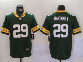 Men's NFL Green Bay Packers #29 Xavier McKinney Green Vapor Limited Stitched Nike Football Jersey