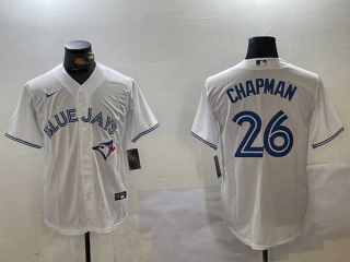 Men's MLB Toronto Blue Jays #26 Matt Chapman White Home Limited Stitched Nike Baseball Jersey (1)