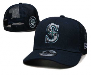 MLB Seattle Mariners New Era Navy Trucker Side Patch 9FORTY Adjustable Snapback Hat 2027