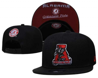 NCAA Alabama Crimson Tide New Era Black Legacy True Back Patch 9FIFTY Snapback Hat 6005