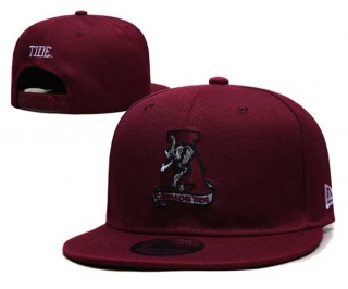 NCAA Alabama Crimson Tide New Era Wine Red Legacy True Back Patch 9FIFTY Snapback Hat 6012