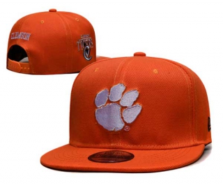 NCAA Clemson Tigers New Era Orange Side Patch 9FIFTY Snapback Hat 6001