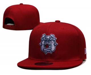 NCAA Fresno State Bulldogs New Era Red 9FIFTY Snapback Hat 6001